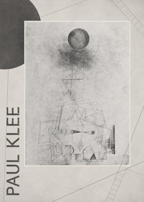 Paul Klee Abstract Study with Sphere and Ladder No6 - Affiche
