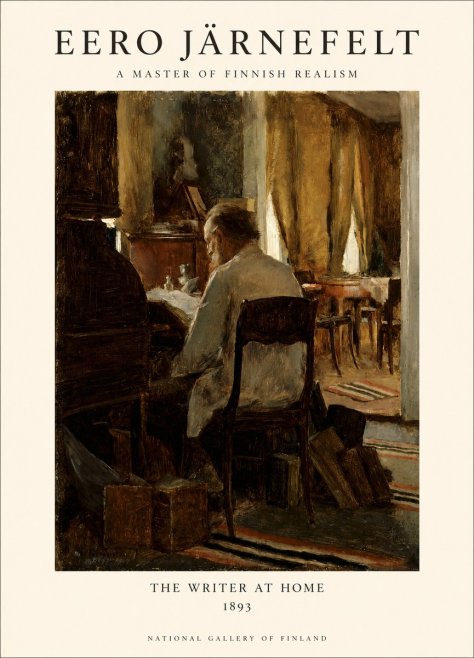 Eero Järnefelt The Writer at Home No1 - Affiche