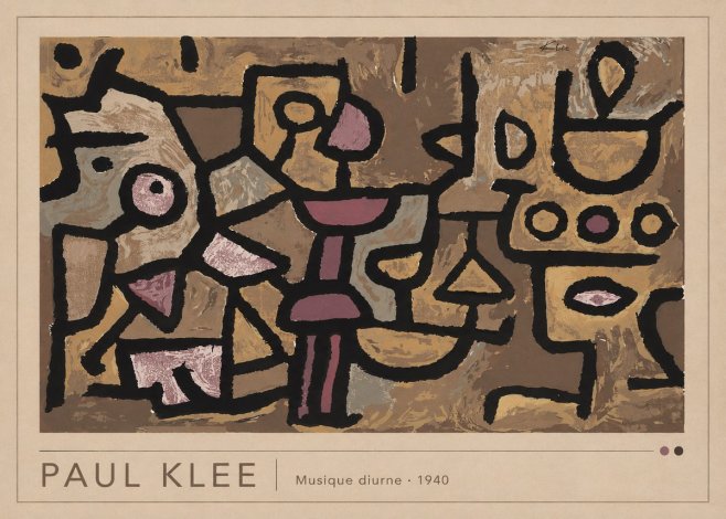 Paul Klee Musique Diurne No2 - Affiche