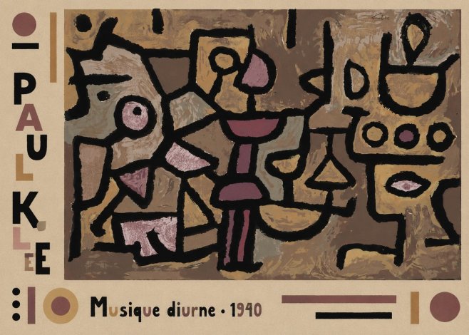 Paul Klee Musique Diurne No3 - Affiche