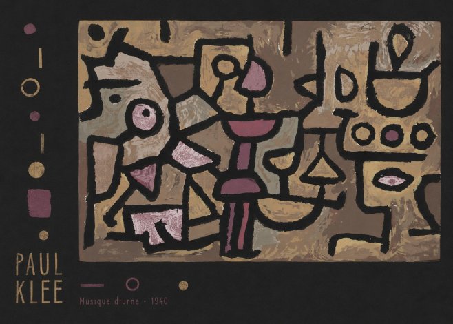Paul Klee Musique Diurne No6 - Affiche
