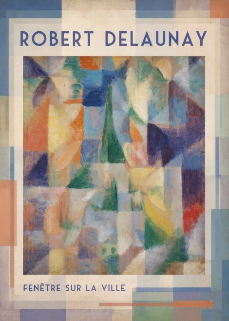 Robert Delaunay Fenêtre Sur La Ville No1 - Affiche