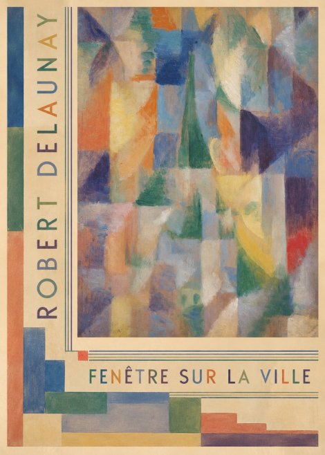Robert Delaunay Fenêtre Sur La Ville No2 - Affiche