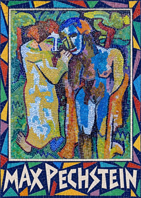 Max Pechstein Couple in Mosaic No1 - Affiche