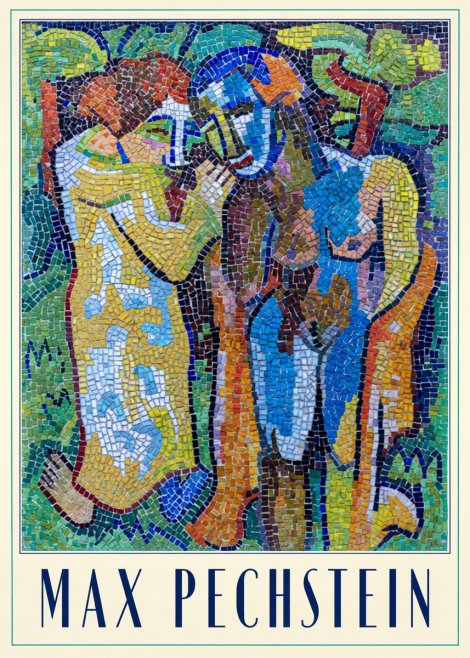 Max Pechstein Couple in Mosaic No2 - Affiche