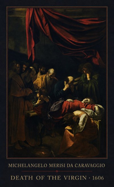 Michelangelo Merisi da Caravaggio Death of the Virgin No1 - Affiche