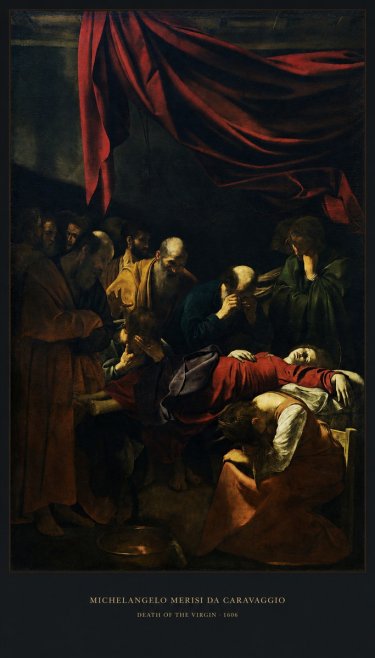 Michelangelo Merisi da Caravaggio Death of the Virgin No5 - Affiche