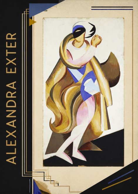 Alexandra Exter Art Deco Figure No2 - Affiche