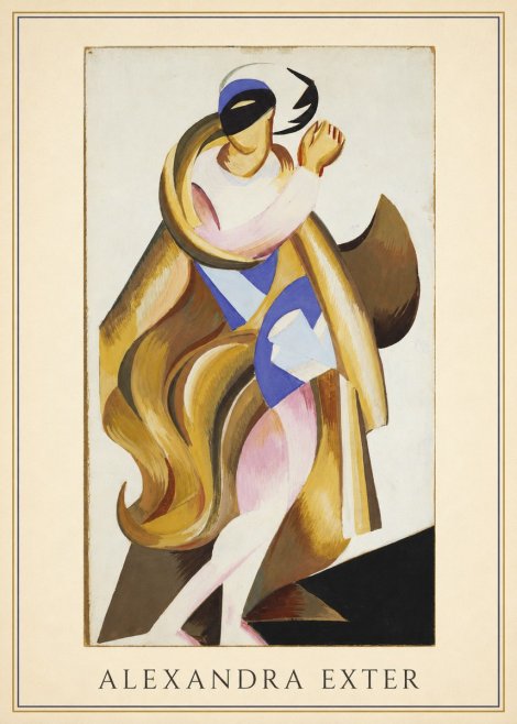 Alexandra Exter Art Deco Figure No3 - Affiche