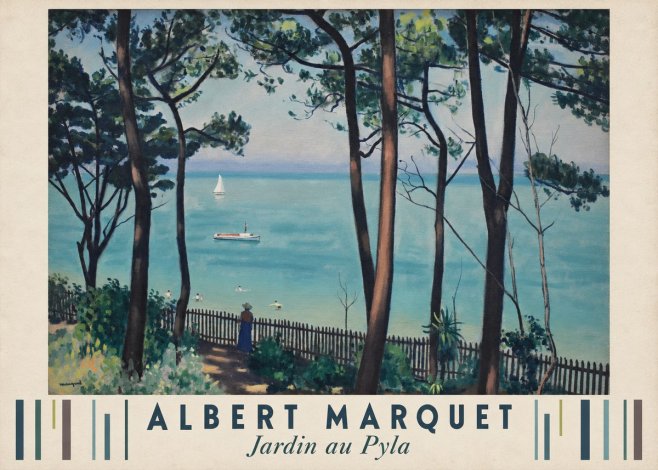 Albert Marquet Jardin Au Pyla No3 - Affiche
