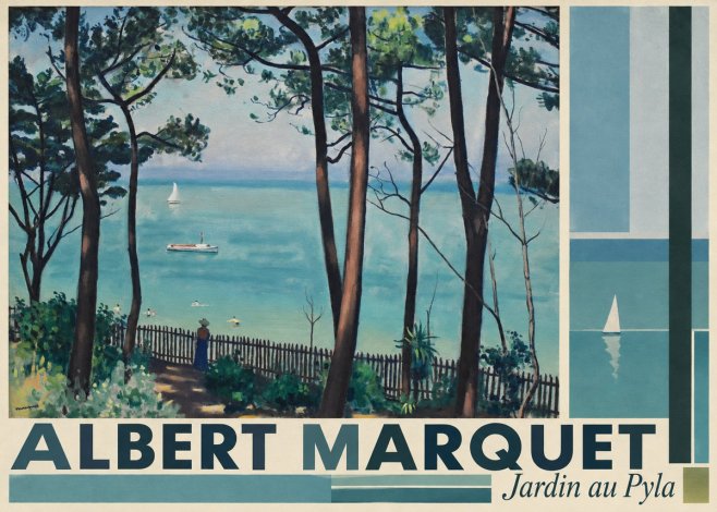 Albert Marquet Jardin Au Pyla No5 - Affiche