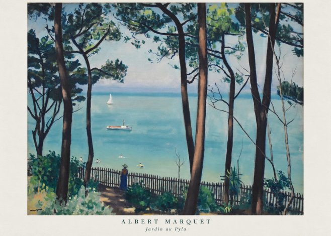 Albert Marquet Jardin Au Pyla No6 - Affiche