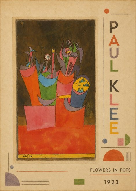 Paul Klee Flowers in Pots No2 - Affiche