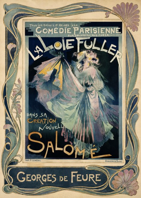 Georges de Feure La Loïe Fuller - Salomé I No1 - Affiche