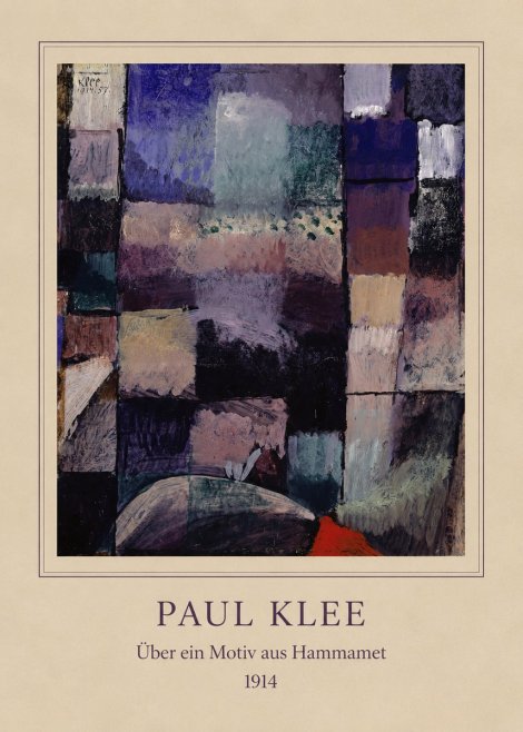 Paul Klee Über Ein Motiv Aus Hammamet No4 - Affiche