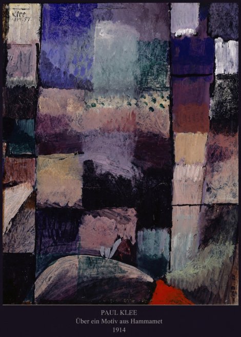 Paul Klee Über Ein Motiv Aus Hammamet No5 - Affiche