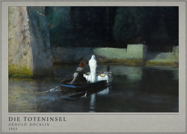 Arnold Böcklin Die Toteninsel IV No4 - Affiche
