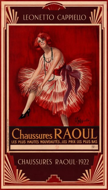 Leonetto Cappiello Chaussures Raoul No1 - Affiche