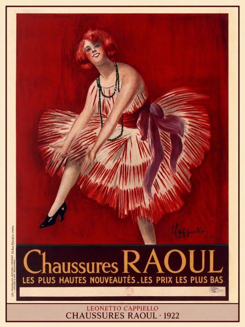 Leonetto Cappiello Chaussures Raoul No4 - Affiche