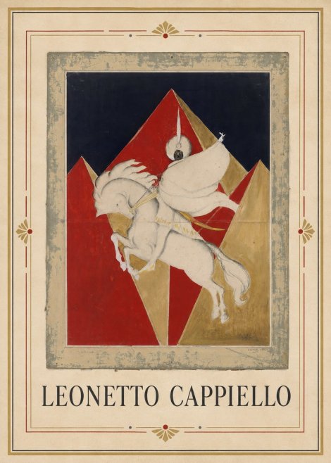 Leonetto Cappiello Rider on a White Horse No1 - Affiche