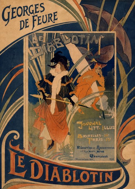 Georges de Feure Le Diablotin II No2 - Affiche