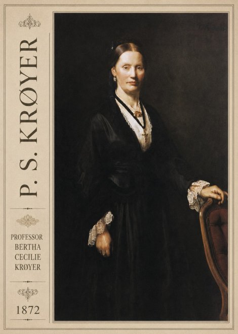 P.S. Krøyer Professor Bertha Cecilie Krøyer No2 - Affiche