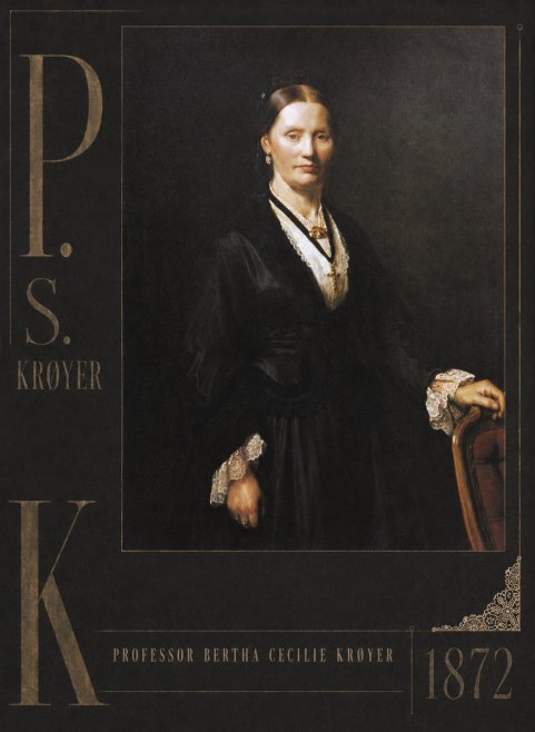 P.S. Krøyer Professor Bertha Cecilie Krøyer No4 - Affiche