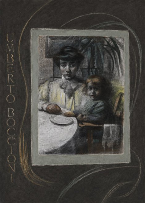 Umberto Boccioni Mother and Sister No3 - Affiche