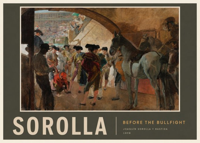 Sorolla Before the Bullfight No4 - Affiche