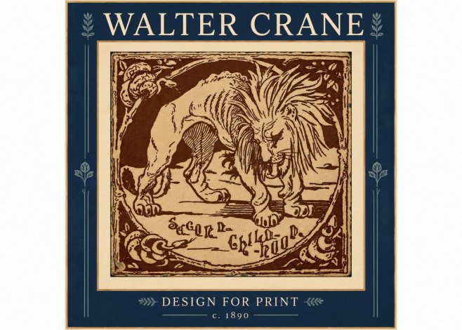 Walter Crane Sacred Childhood No4 - Affiche