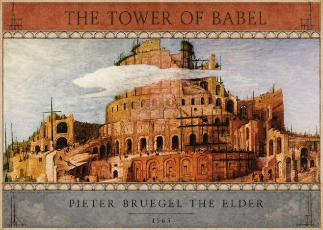Pieter Bruegel The Tower of Babel XI No3 - Affiche