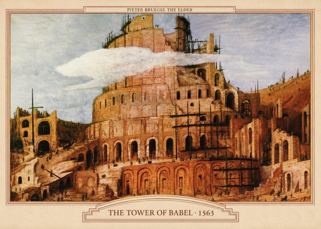 Pieter Bruegel The Tower of Babel XI No5 - Affiche
