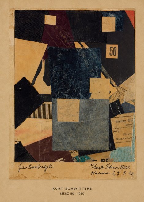 Kurt Schwitters Merz 50 No6 - Affiche