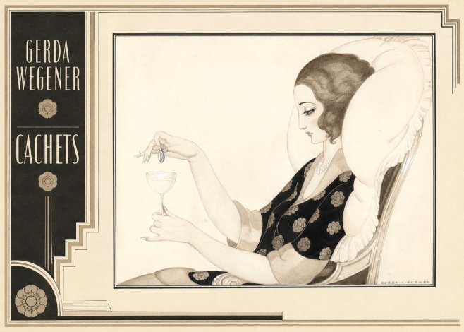 Gerda Wegener Cachets No2 - Affiche
