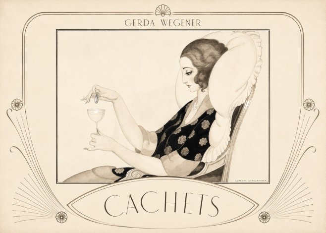 Gerda Wegener Cachets No3 - Affiche