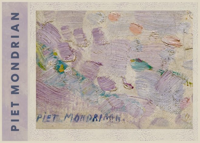 Piet Mondrian Abstract Composition No2 - Affiche
