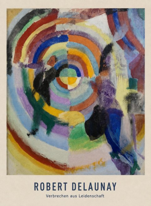 Robert Delaunay Verbrechen Aus Leidenschaft No4 - Affiche