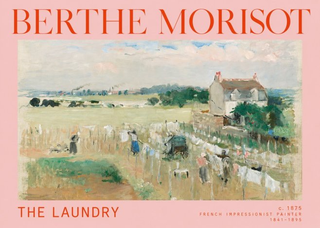 Berthe Morisot The Laundry No3 - Affiche