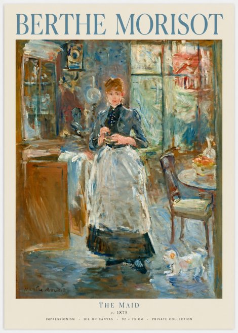 Berthe Morisot The Maid No1 - Affiche