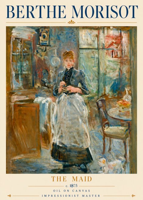 Berthe Morisot The Maid No6 - Affiche