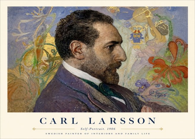 Carl Larsson Self-portrait. 1906 No1 - Affiche
