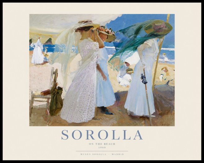 Sorolla On the Beach No1 - Affiche