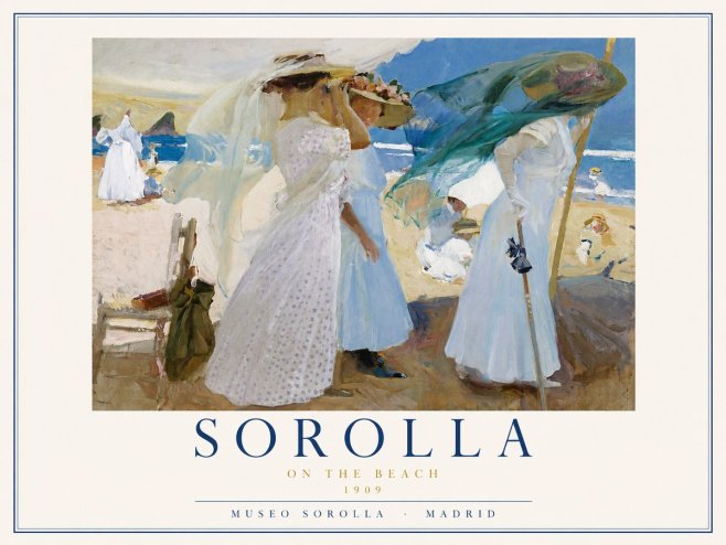 Sorolla On the Beach No3 - Affiche