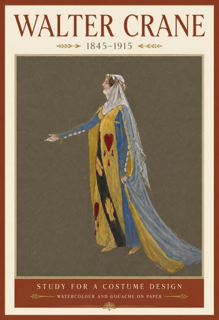 Walter Crane Study for a Costume Design No6 - Affiche