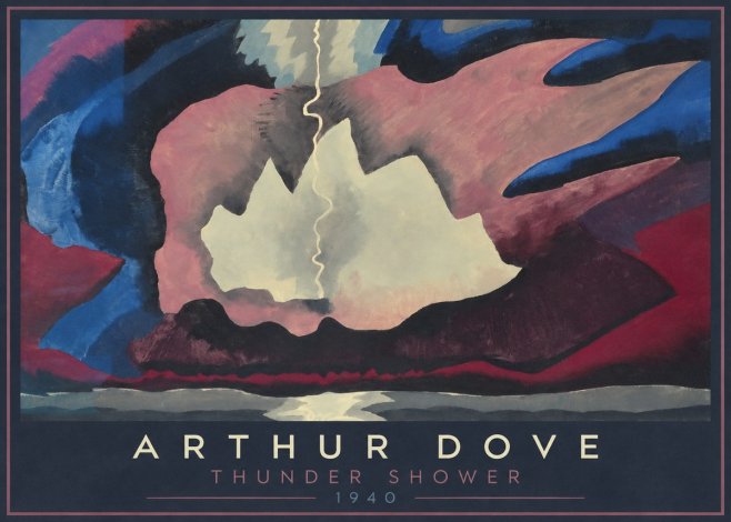 Arthur Dove Thunder Shower No1 - Affiche