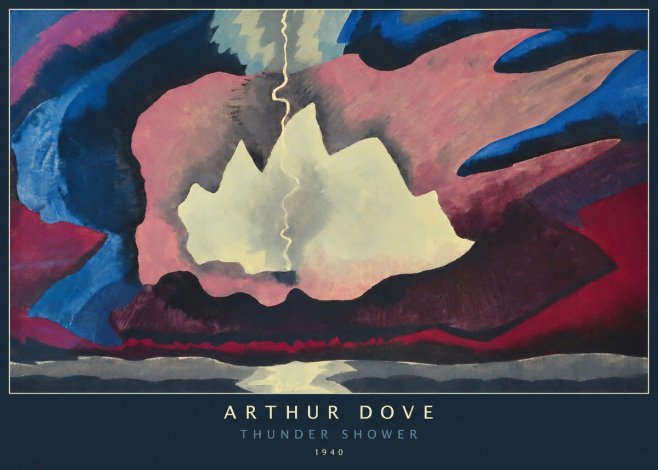 Arthur Dove Thunder Shower No6 - Affiche