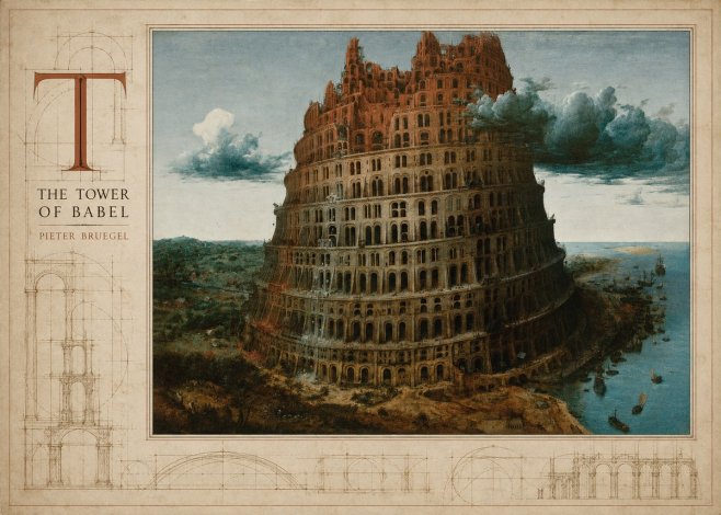 Pieter Bruegel The Tower of Babel XII No4 - Affiche
