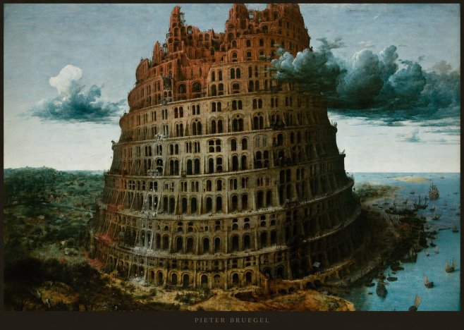 Pieter Bruegel The Tower of Babel XII No6 - Affiche