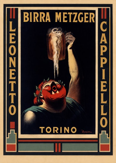 Leonetto Cappiello Birra Metzger No2 - Affiche