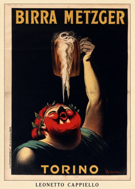 Leonetto Cappiello Birra Metzger No5 - Affiche